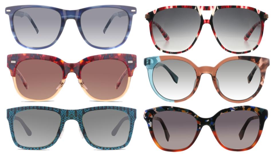 abstract pattern sunglasses