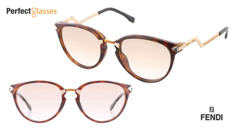 round frame fendi sunglasses