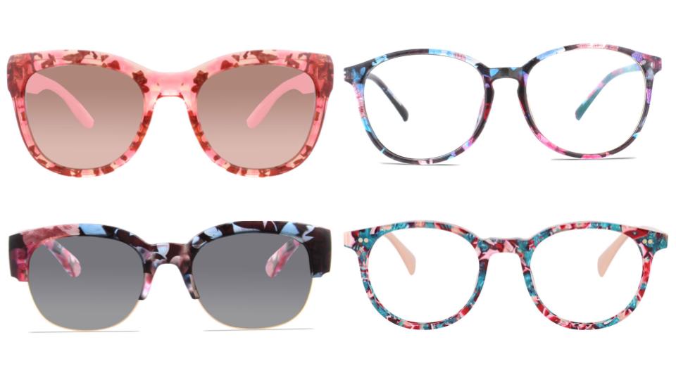 floral print eyewear