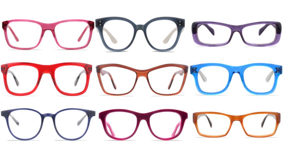 colored eyeglasses