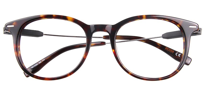 Eyeglasses Hugo Boss Orange Bo 293 08ER 00 Brown Dark Ruthenium/Clear 
